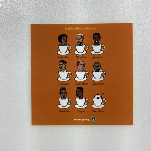 coffee bean origins ステッカー