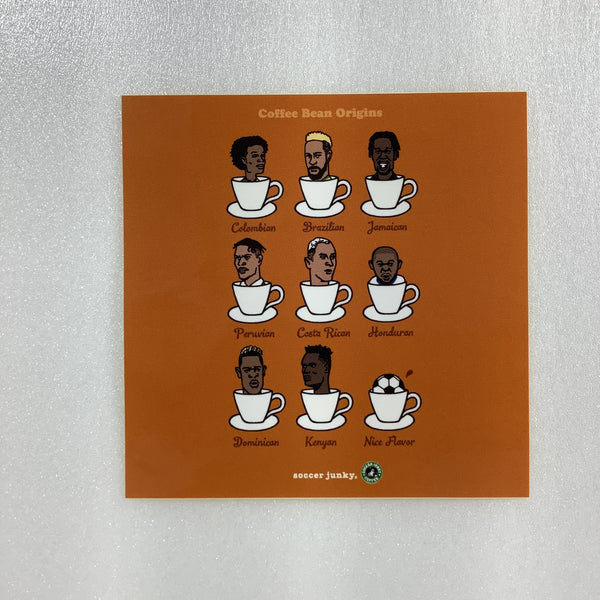 coffee bean origins ステッカー
