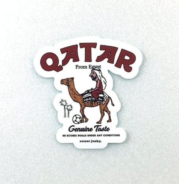 カタールくん+10 ステッカー