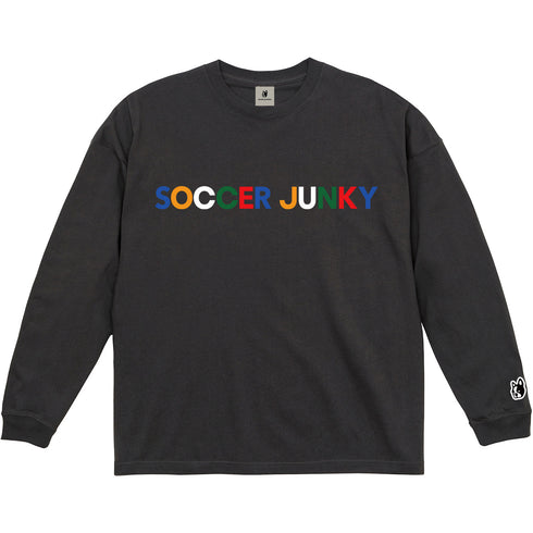 SJマルチカラー ビッグシルエット長袖TEE