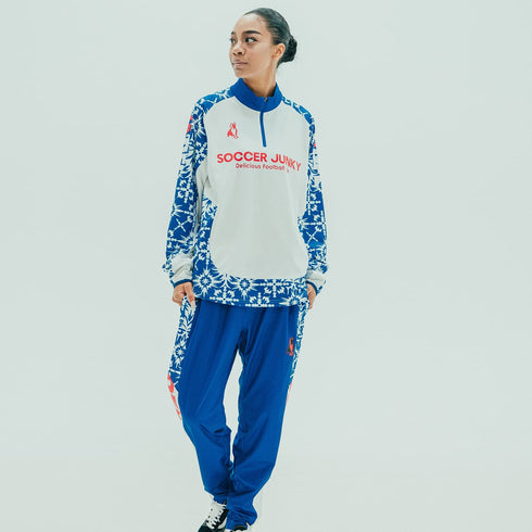 フルールドゥリ フリースライニングトレーニングハーフジップ