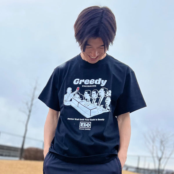 欲深いフットボーラー 半袖TEE