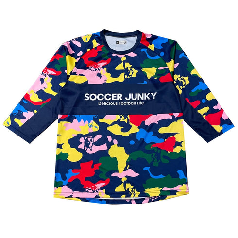 MULTI camo ひんやりワークアウト七分袖シャツ