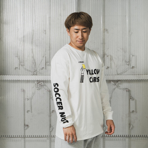 警告紙+1 長袖Tシャツ