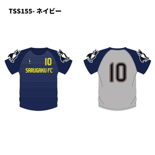 【猿楽FC】半袖ユニフォーム(ネイビー)