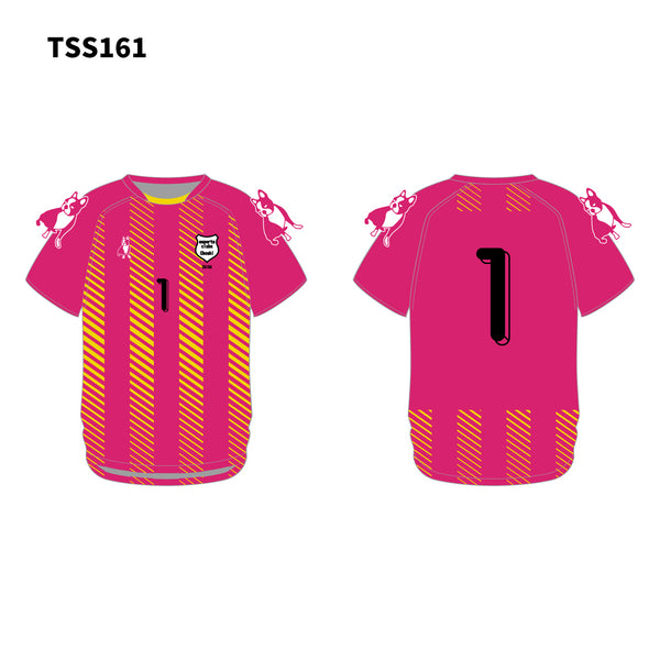 【銚子中学校】ゲームシャツ (ショッキングピンク)