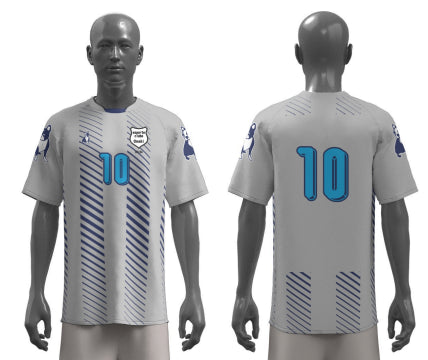 【銚子中学校】ゲームシャツ (クールグレー)