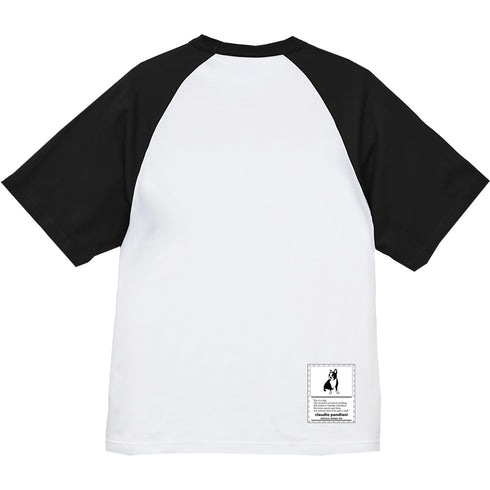 CPロゴ ラグランスリーブ半袖TEE