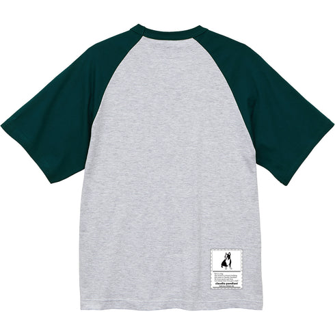 CPロゴ ラグランスリーブ半袖TEE