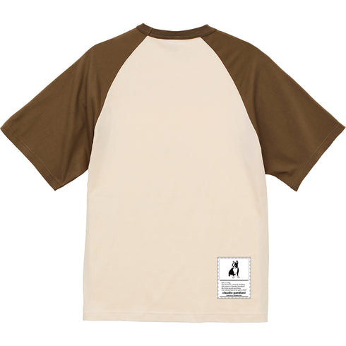 CPロゴ ラグランスリーブ半袖TEE