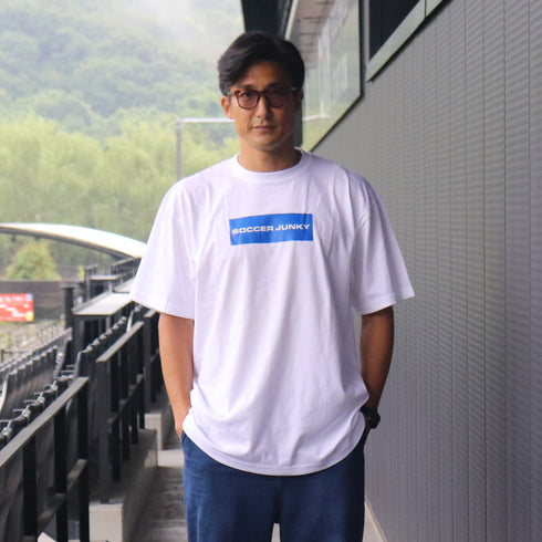 soccerjunky blue label Tシャツ ロゴ大