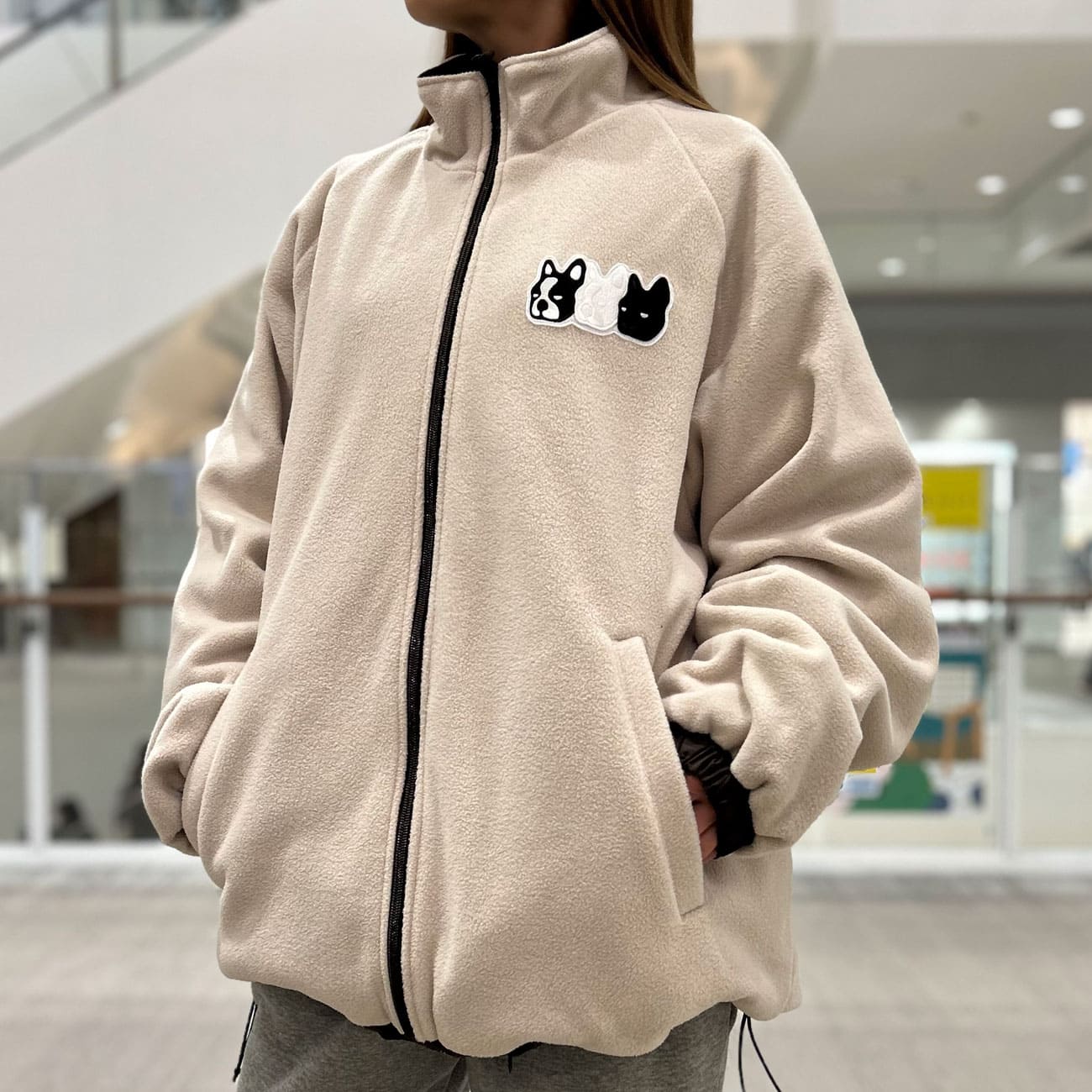 BUHIフリースリバーシブルジャケット