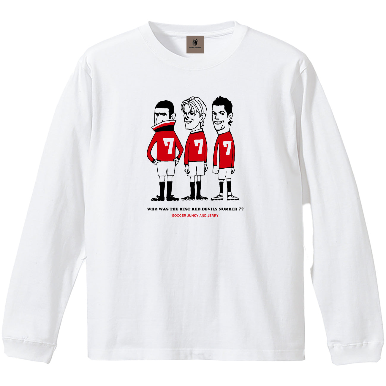 Claudio Pandiani ロングTシャツ XL　soccer junky Claudio Pandiani ロングTシャツ XL soccer junky